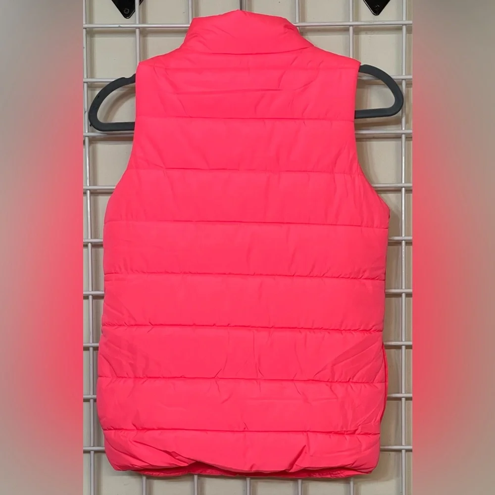 Puma Kids Bright Pink Quilted Vest Size Small 7/8 kids Girls New With Tag